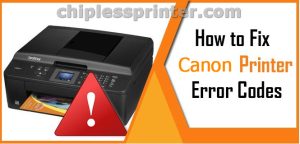 Canon iPF755 error code