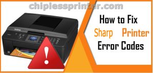 Sharp MX7081 error code